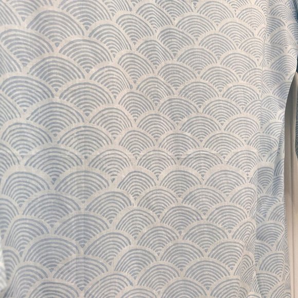 Cotton Block Print Shirt Dress - Picture 3 of 4